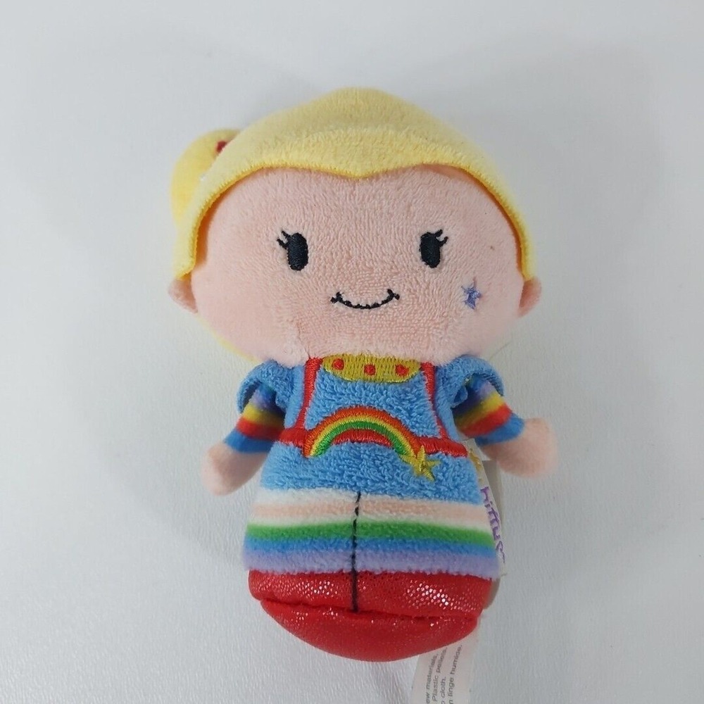 Hallmark Itty Bittys soft plush Rainbow Brite girl toy 4 3/4" In
